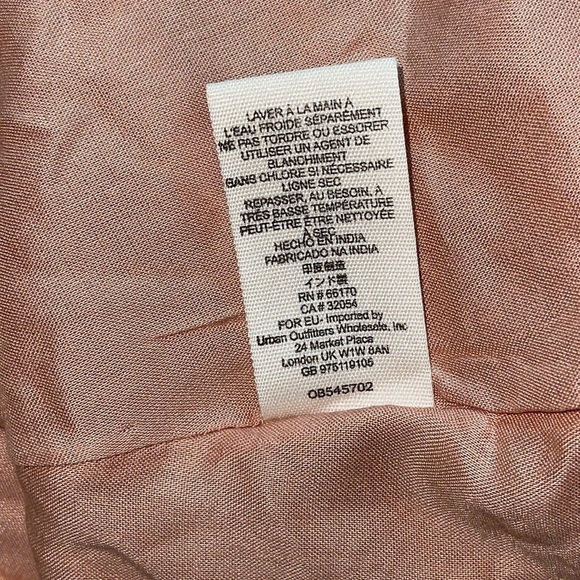 Free People Daliah Mini Dress in Peach size Medium - Picture 6 of 7